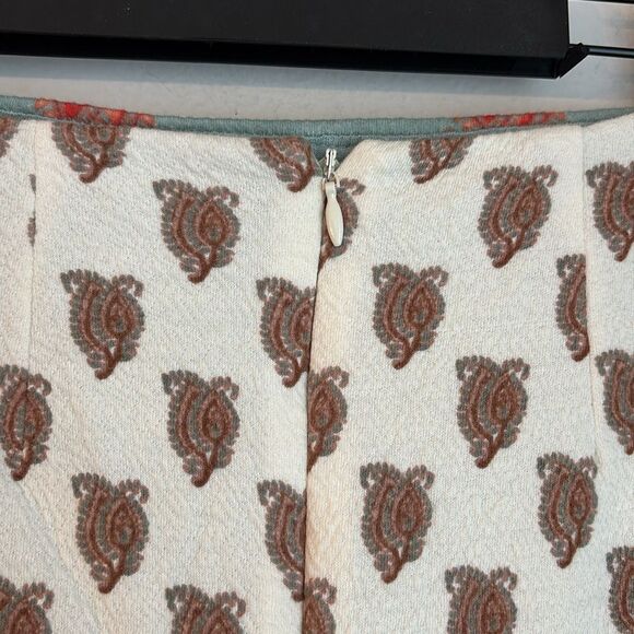 Anthropologie Maeve Women's Size 6 Faux Wrap Pencil Skirt Side Tie Textured EUC! - Picture 8 of 12